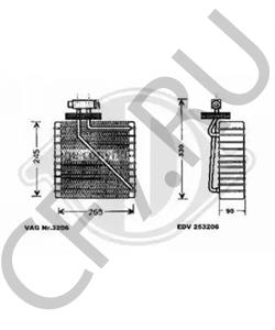 7367248 Испаритель, кондиционер VAG в городе Москва