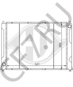 GRD931 Радиатор, охлаждение двигателя AUSTIN в городе Москва