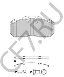 68325344 Комплект тормозных колодок, дисковый тормоз MERITOR в городе Москва