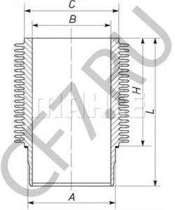 04186458 Гильза цилиндра DEUTZ в городе Москва