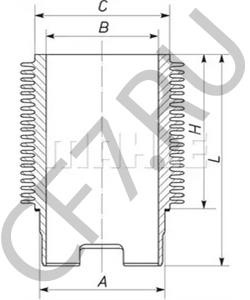 03365321 Гильза цилиндра DEUTZ в городе Москва