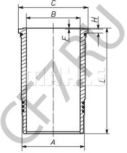 04001561 Гильза цилиндра DEUTZ в городе Москва