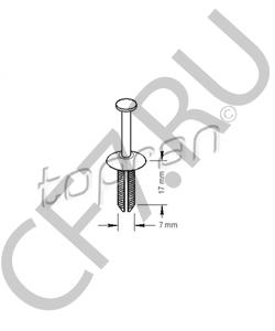 14 00 804 Распорная заклепка VAUXHALL в городе Москва