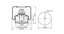 SETRA Кожух пневматической рессоры