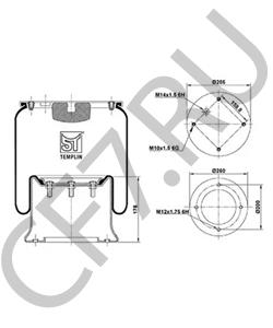 MLF 8034 Кожух пневматической рессоры MERITOR в городе Москва