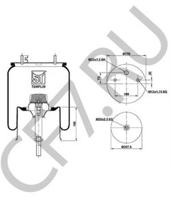 MLF 7116 Кожух пневматической рессоры MERITOR в городе Королёв