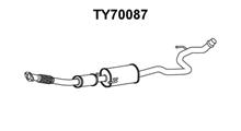 TOYOTA Предглушитель выхлопных газов