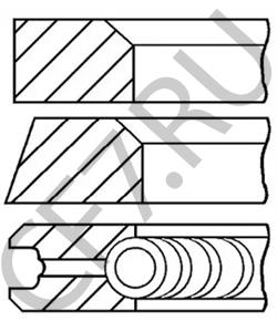 3218416R92 Комплект поршневых колец INTERNATIONAL HARV. в городе Москва