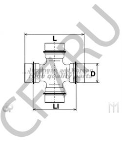 01757-25060 Шарнир, продольный вал BUESSING в городе Москва