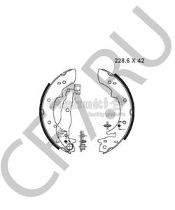 GS6251 Комплект тормозных колодок MULTICAR в городе Москва