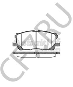 SP 348 PR Комплект тормозных колодок, дисковый тормоз ROVER/TRIUMPH/AUSTIN в городе Москва