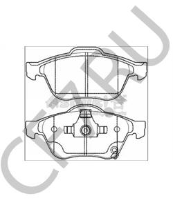 SP 446 PR Комплект тормозных колодок, дисковый тормоз ROVER/TRIUMPH/AUSTIN в городе Москва