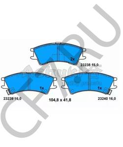 SP 612 PR Комплект тормозных колодок, дисковый тормоз ROVER/TRIUMPH/AUSTIN в городе Москва