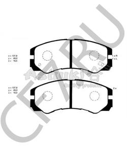 SP 438 PR Комплект тормозных колодок, дисковый тормоз ROVER/TRIUMPH/AUSTIN в городе Королёв