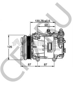 3M5H19D629GD Компрессор, кондиционер AUTO UNION в городе Москва