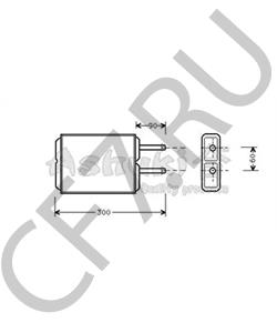 GA5R61A10 Теплообменник, отопление салона AUWÄRTER в городе Москва