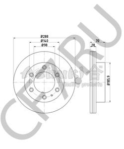 4 429 562 Тормозной диск AUTO UNION в городе Москва