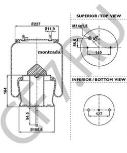 MLF7143 Кожух пневматической рессоры ROCKWELL в городе Москва