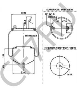 MLF7157 Кожух пневматической рессоры ROCKWELL в городе Москва