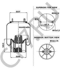 MLF7023 Кожух пневматической рессоры ROCKWELL в городе Москва