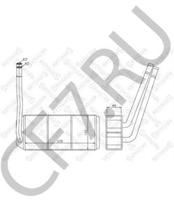JEF100280 Теплообменник, отопление салона AUSTIN в городе Москва