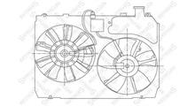 LEXUS Вентилятор, охлаждение двигателя