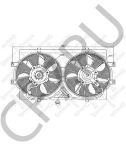 4596212 Вентилятор, охлаждение двигателя EAGLE в городе Москва