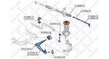 SAAB Опора, стабилизатор