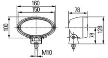 VALMET Фара рабочего освещения