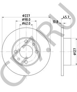 RF16500250 Тормозной диск VW в городе Москва