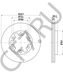 4020635G00 Тормозной диск NISSAN в городе Москва