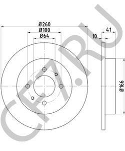 MB699287 Тормозной диск PROTON в городе Москва