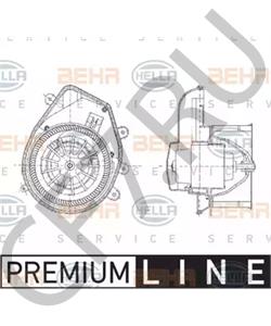 8D1 820 021 A Вентилятор салона VW (SVW) в городе Москва
