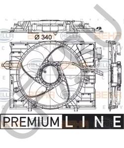 7 545 809 Вентилятор, охлаждение двигателя BMW (BRILLIANCE) в городе Москва