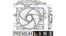 BMW (BRILLIANCE) Вентилятор, охлаждение двигателя