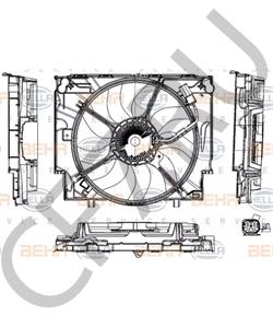 17 42 7 603 658 Вентилятор, охлаждение двигателя BMW в городе Королёв
