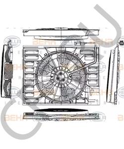 6 921 379 Вентилятор, охлаждение двигателя BMW в городе Москва