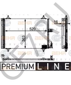 96.52.829.880 Конденсатор, кондиционер PEUGEOT в городе Москва