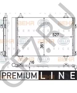 96.825.319.80 Конденсатор, кондиционер PEUGEOT в городе Москва