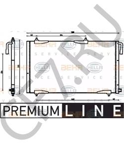 6455.CH Конденсатор, кондиционер PEUGEOT в городе Москва