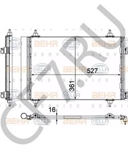 96.558.287.80 Конденсатор, кондиционер PEUGEOT в городе Москва