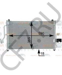 96450097 Конденсатор, кондиционер DAEWOO в городе Москва