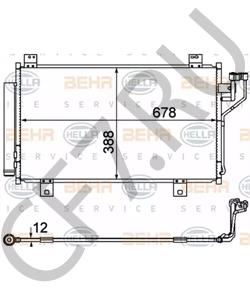 GHR1-61-480 Конденсатор, кондиционер MAZDA в городе Москва