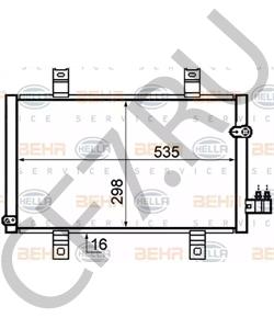 F151-61-480 Конденсатор, кондиционер MAZDA в городе Москва