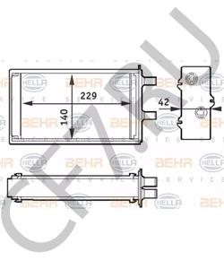 464 075 41 Теплообменник, отопление салона AUTOBIANCHI в городе Королёв