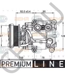 1BYU19D629AA Компрессор, кондиционер FORD (CHANGAN) в городе Москва