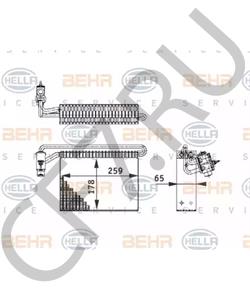 64 11 9 135 744 Испаритель, кондиционер BMW в городе Москва