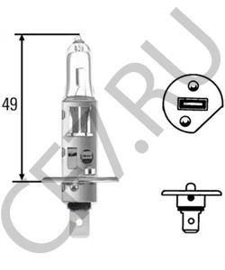 00124 Лампа накаливания, фара дальнего света NORMAG в городе Москва