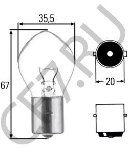 209619 Лампа накаливания, фара рабочего освещения HAMM в городе Москва