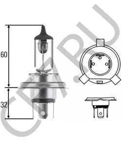 00412 Лампа накаливания, фара дальнего света NORMAG в городе Москва